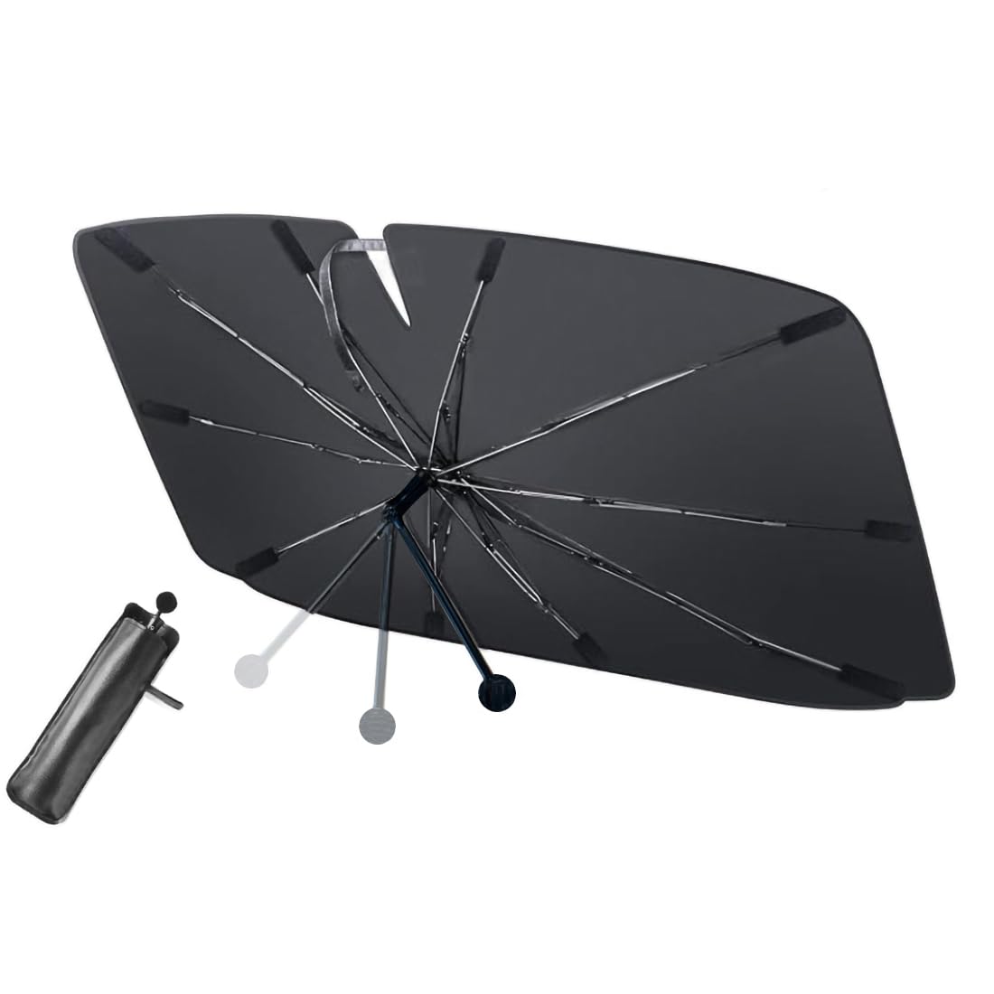 LELYFIT Auto Frontscheiben Sonnenschutz Front-Sonnenschutz UV-Schutz für Auto Faltbarer Frontscheiben Sonnenschutz Regenschirm Schutz für die meisten Fahrzeuge 140 * 80CM LELYFIT Auto Frontscheiben Sonnenschutz Front-Sonnenschutz UV-Schutz für Auto Faltbarer Frontscheiben Sonnenschutz Regenschirm Schutz für die meisten Fahrzeuge 140 * 80CM von LELYFIT