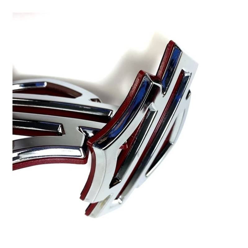 Motorrad CNC Kraftstofftank Aufkleber Embleme Abzeichen Für H.Arley D.avidson XL883 XL1200 X48 DYNA Fat Bob Breakout Low Rider Road King G tankpads Motorrad(Chrome 2PCS) von LEMING