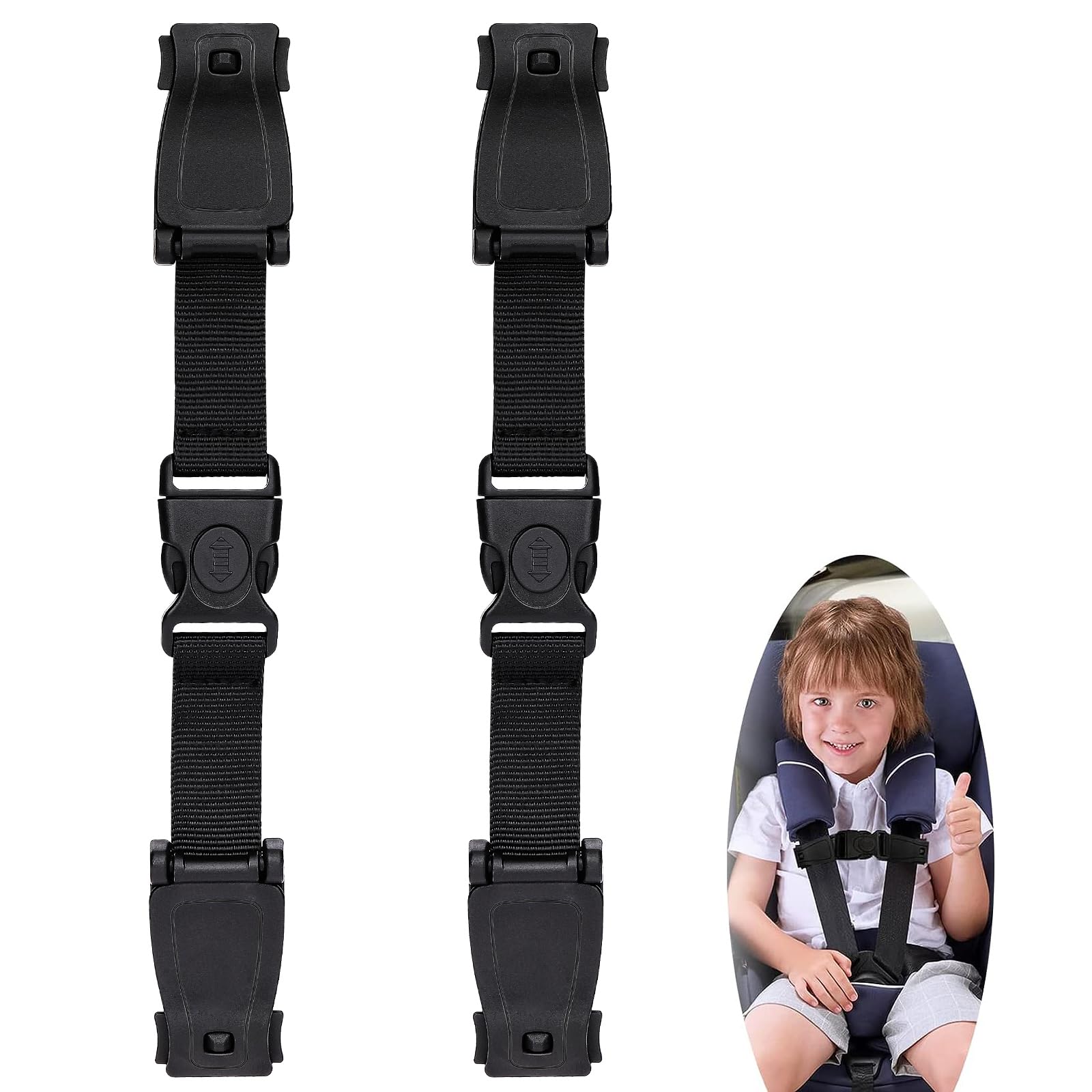 LEMONSTONE Autositz Kindersitz Gurt Sicherungen, Gurtschloss-Sicherung, Abschnallschutz Kindersitz, Baby Sicherheitsgurt Clip,Clip Autositz Kinder,Kindersitz Gurt,Baby Brustgurt Clip Einstellbare von LEMONSTONE