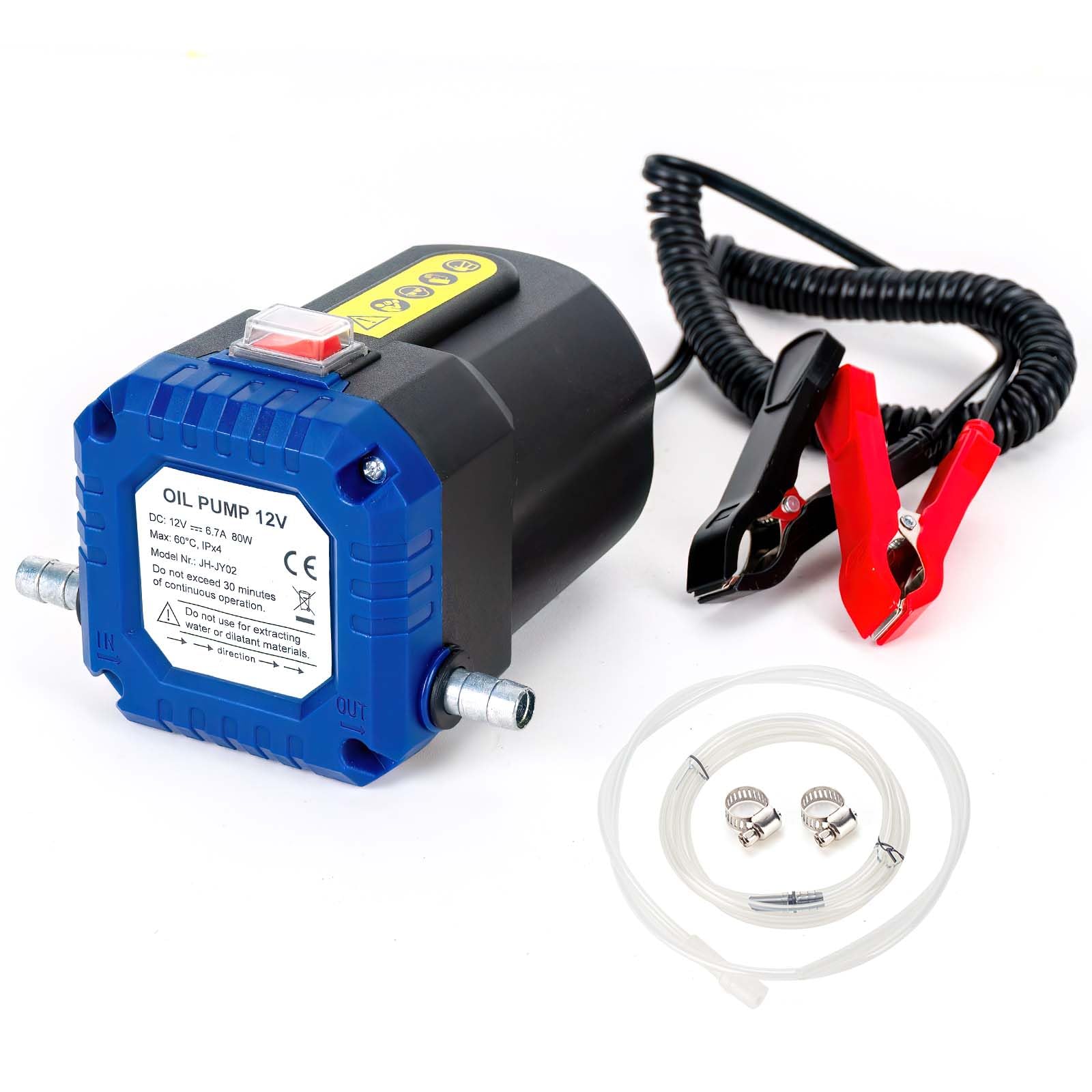 LEMOTO 12V 80W Dieselpumpe, Ölabsaugpumpe Elektrische Umfüllpumpe, Saugpumpe für Ölwechsel mit Schlauch LEMOTO 12V 80W Dieselpumpe, Ölabsaugpumpe Elektrische Umfüllpumpe, Saugpumpe für Ölwechsel mit Schlauch von LEMOTO