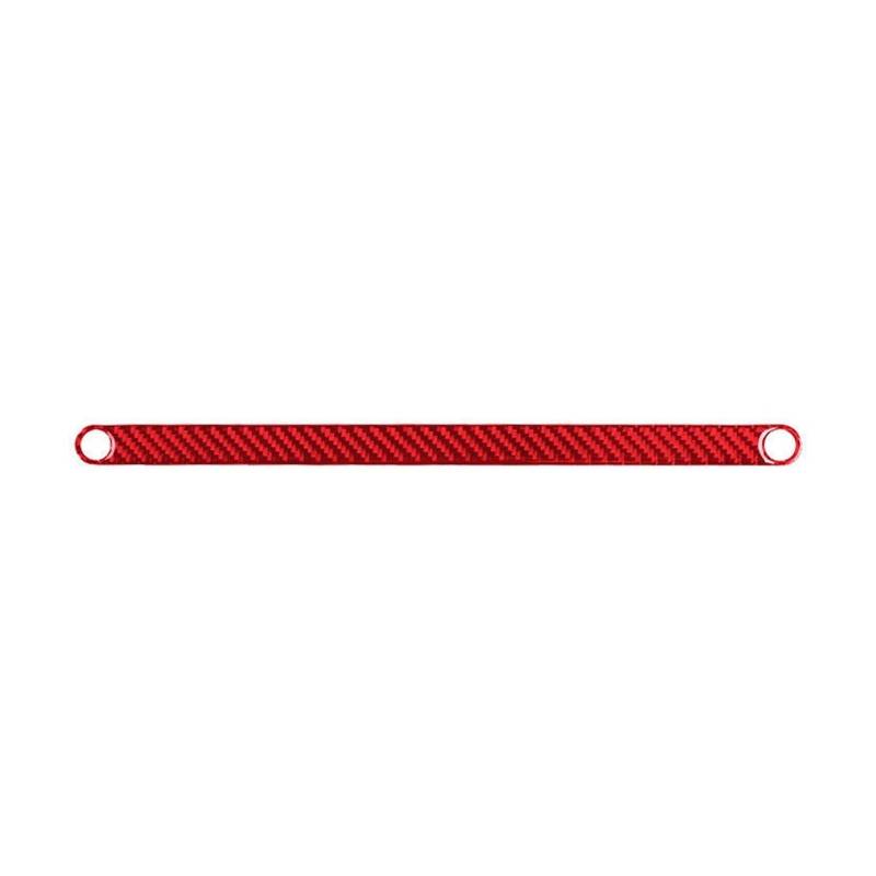 Innenleisten Beifahrer-Armaturenbrett-Griffverkleidung In Rotem Carbon-Look Für Wrangler JK 2011–2017 von LEMST