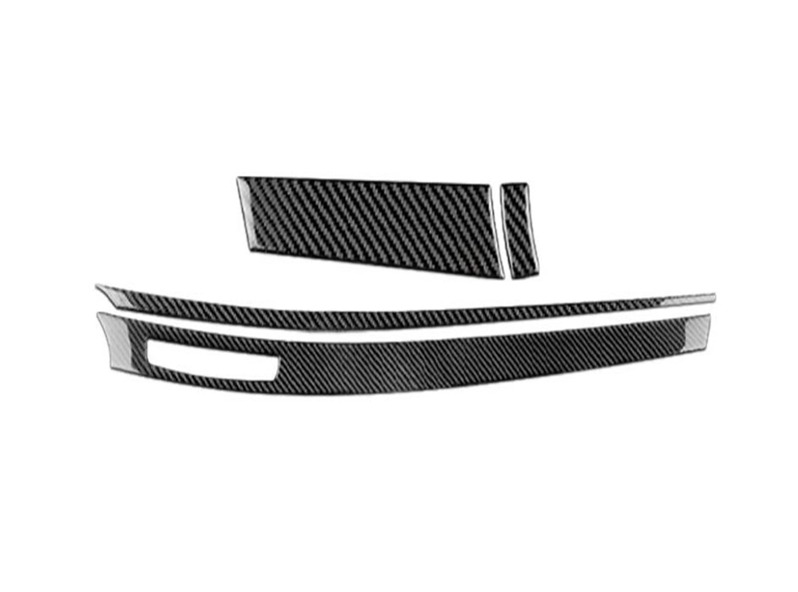Innenleisten Für Lancer 2008-2015 Zubehör Innenausstattung Auto Center Dash Dim Scheinwerfer Schalter Abdeckung Aufkleber(Schwarz,B) von LEMST