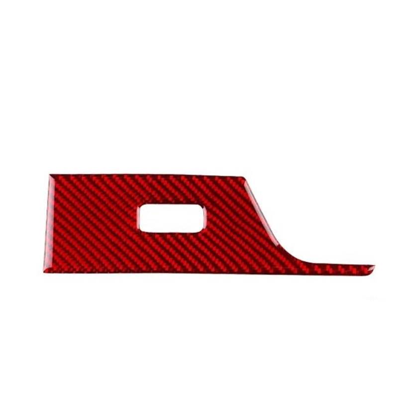 Innenleisten Für Sportage 2022 2023 2024 2025 LHD RHD Auto Center Console Side Outlet Panel Aufkleber Zubehör(Rot,Lhd) von LEMST