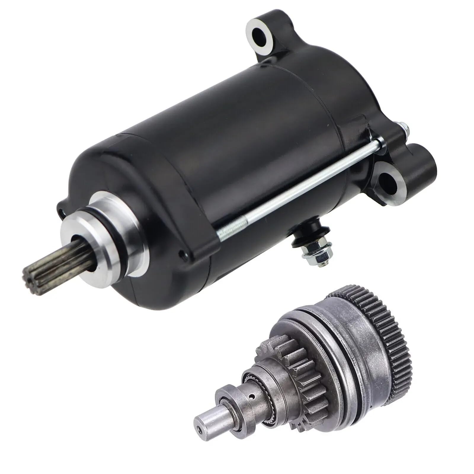 Anlasser Elektrischer Anlasser Mit Antrieb Für Bendix-Set Für WRA650 Für Wave Für Runner III RA700 Für Jet 650 701cc 18420 6M6-81800-10-00 Starter Anlasser(2 Pieces Set) von LENTLY