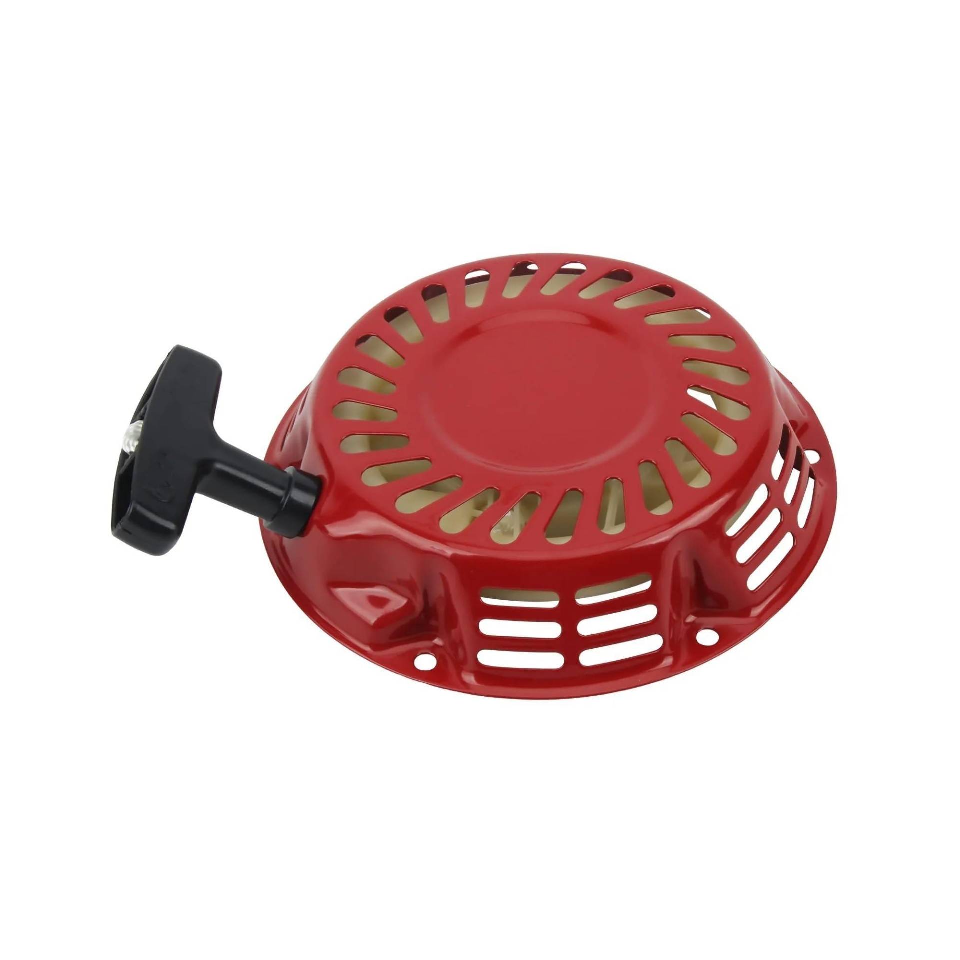 Anlasser Motorrad Pull Recoil Starter Garten Starten Recoil Montage Kit Für GX160 GX168 GX200 5.5/6,5 HP Motor Starter Anlasser(Rot) von LENTLY