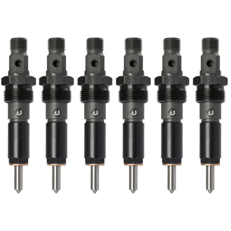 Auto Injektordüse 1/6 Stück KDAL59P6 Kraftstoff Injektor Düse Für Dodge Für Ram 2500 3500 5,9 L 6BT 12 Ventil 3283562 0432133844 768 215hp 6BTAA 6BT Einspritzventil(6 Pieces) von LENTLY