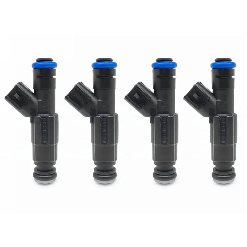 Auto Injektordüse 4 Stück Kraftstoffeinspritzdüse 0280156154 Für Volvo S40 II Limousine V50 2003 2004 2005 2006 2007 2008 2009 2010 2011 2012 Einspritzventil von LENTLY