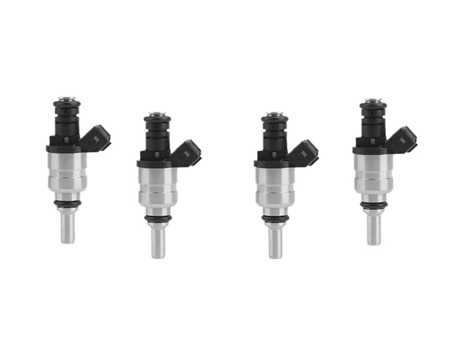 Auto Injektordüse 4 Stück Kraftstoffeinspritzdüse 1427240 Für E46 E39 Für X3 Z3 Z4 3 5 Serie 1998–2005 Flussabgestimmter Motor 2,5 L Einspritzventil(Silver Black 4 Pieces) von LENTLY