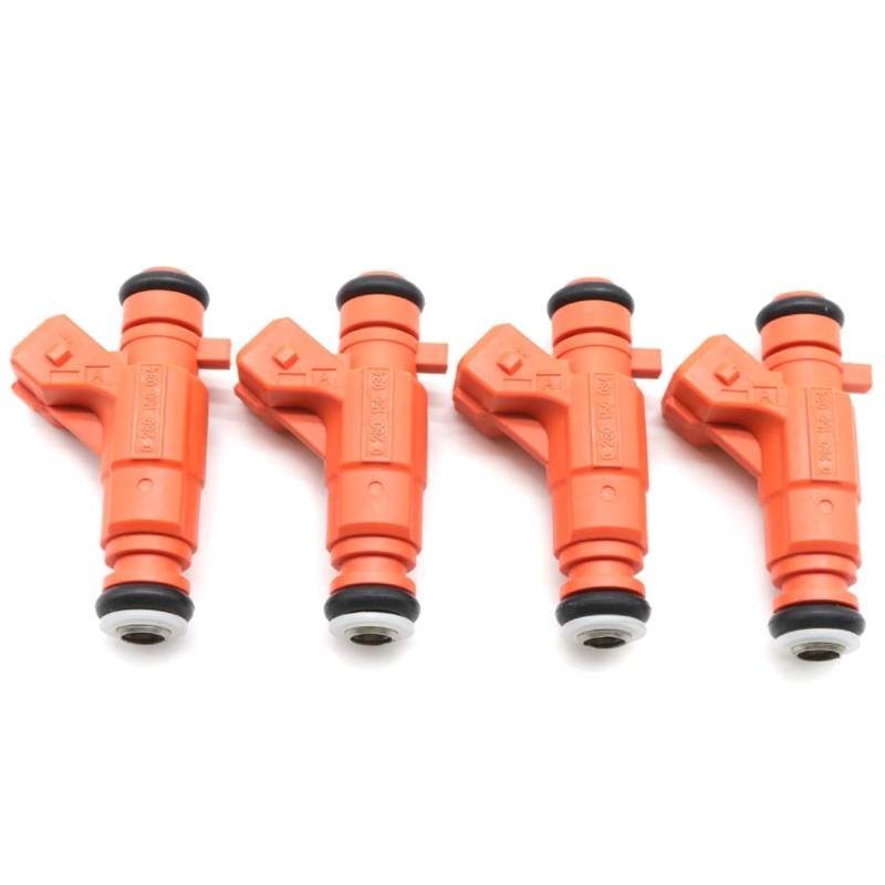 Auto Injektordüse 4 Stück Kraftstoffeinspritzdüsen 0280156034 Für Peugeot 206 1007 1.6 16V 2000–2010 2011 2012 2013 2014 Einspritzventil von LENTLY