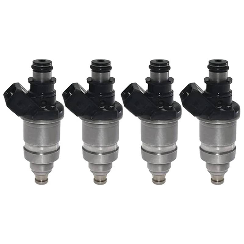 Auto Injektordüse 4 Stücke 06164-PM8-A00 16450-PD6-003 16450-PD6-661 Kraftstoffinjektor Für Accord Für CRX Für Civic 1,5L 1,8L-L4-AU74 Einspritzventil von LENTLY