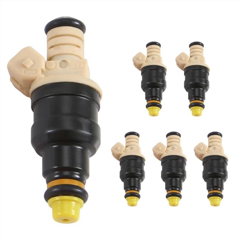 Auto Injektordüse 6 Stück Kraftstoff Injektor Für Mazda B4000 Für Navajo DX LX 4,0 L 1993 1994 0280150972 0280150943 Einspritzventil von LENTLY