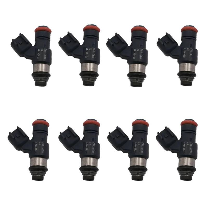 Auto Injektordüse 8 Stück Kraftstoff Injektor Düsen 12609749 Für GMC Für Sierra Für Yukon Für Chevrolet Für Silverado Für Tahoe 2009 Einspritzventil von LENTLY
