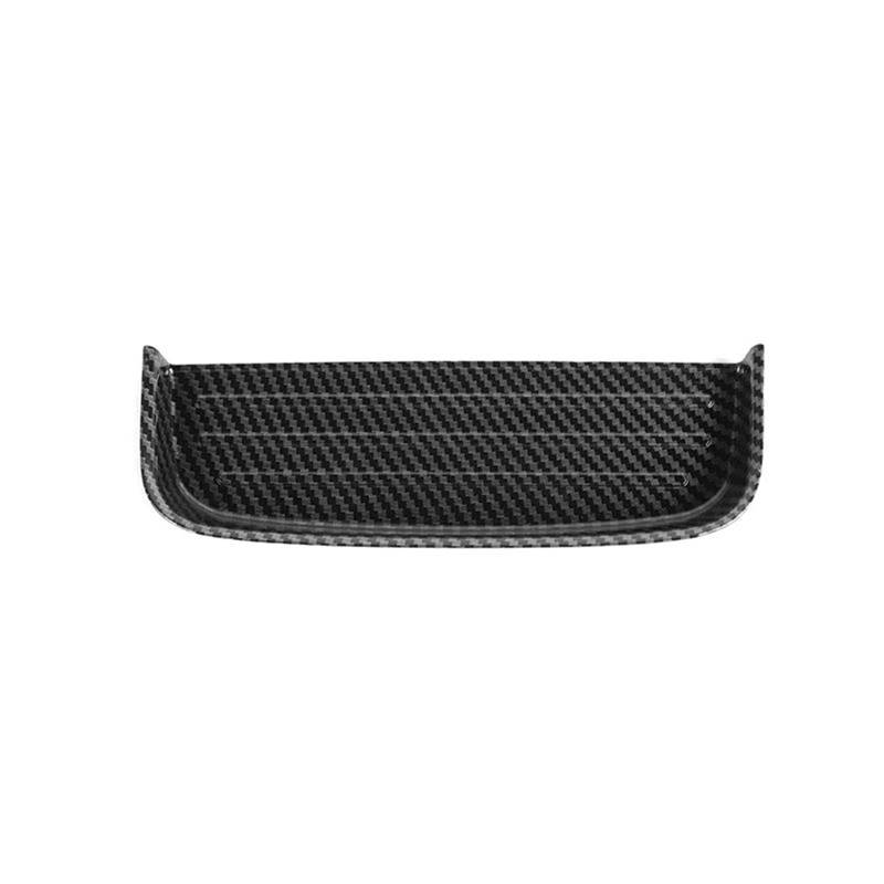 Auto Styling Zierleisten ABS-Kohlefaser-Münzfach, Aufbewahrungsbox, Polster, Verkleidung, Abdeckung, Aufkleber, Für Ford Für Mustang 2015 2016 2017 2018 2019, Auto-Styling Auto Zierleistenkeile Set(Ca von LENTLY