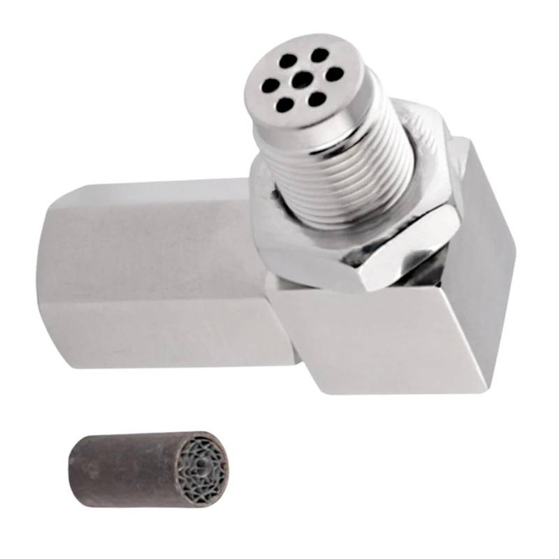 Lambdasonde 1 Stück Für Mini Sauerstoff Katalysator Sensor Für Automobil 60.8 * 52,5 MM / 2.4 * 2,1 IN Silber Edelstahl Material Auto Teile Lambdasensor von LENTLY