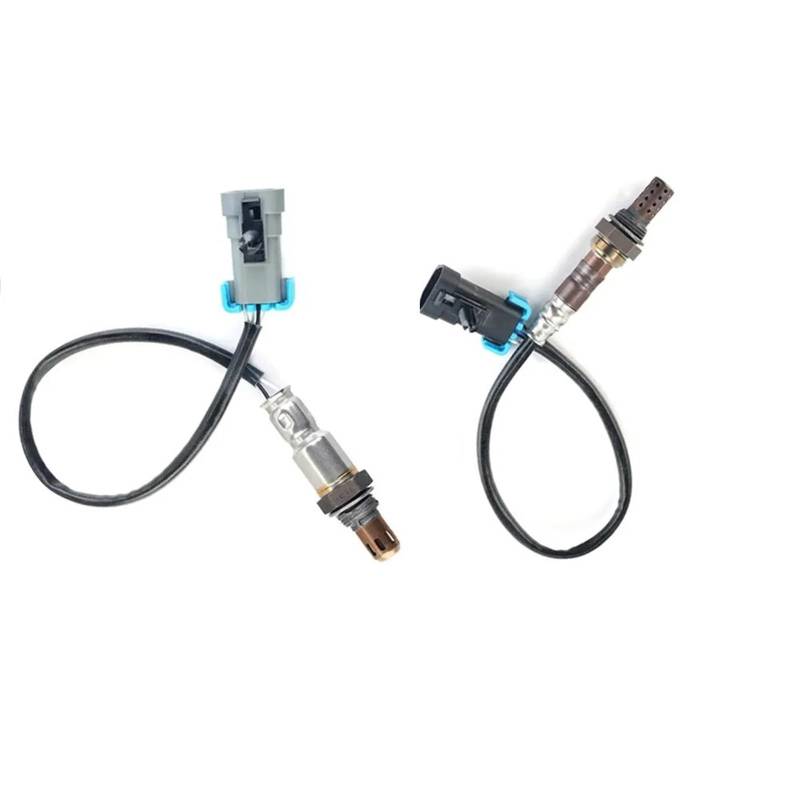 Lambdasonde 12617648 12646200 Vorne Und Hinten Lambda O2 Sauerstoff Sensor Für Chevrolet Für Chevy Für Malibu 2,4 L Lambdasensor(2 Pieces) von LENTLY