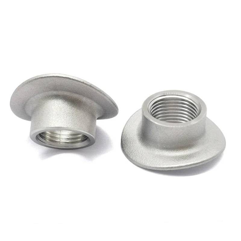 Lambdasonde 2 Stück Edelstahl 304 M18x 1,5 Sattel Ports Bung Halterungen Sauerstoff Sensor Schweiß Adapter Lambdasensor von LENTLY