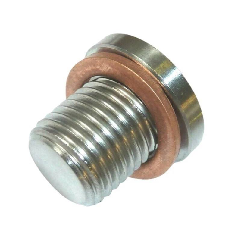 Lambdasonde O2 Sensor Auspuffkappe Edelstahl M12x1.25 Sauerstoff Breitband Bung Stecker Sechskantkopf Für Universal Motorrad Auto Lambdasensor von LENTLY