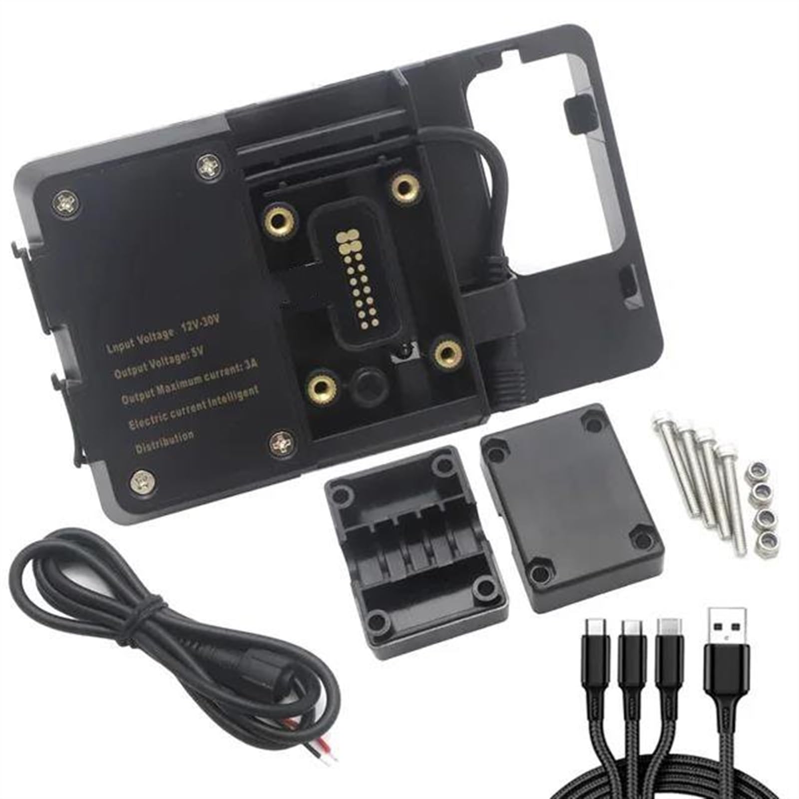 Navigation Halterung Für R1200GS R 1200GS 2005-2017 Motorrad-Navigationshalterung Handy-GPS-Plattenhalterung Unterstützung Telefonhalter Motorrad Handyhalter(A) von LENTLY