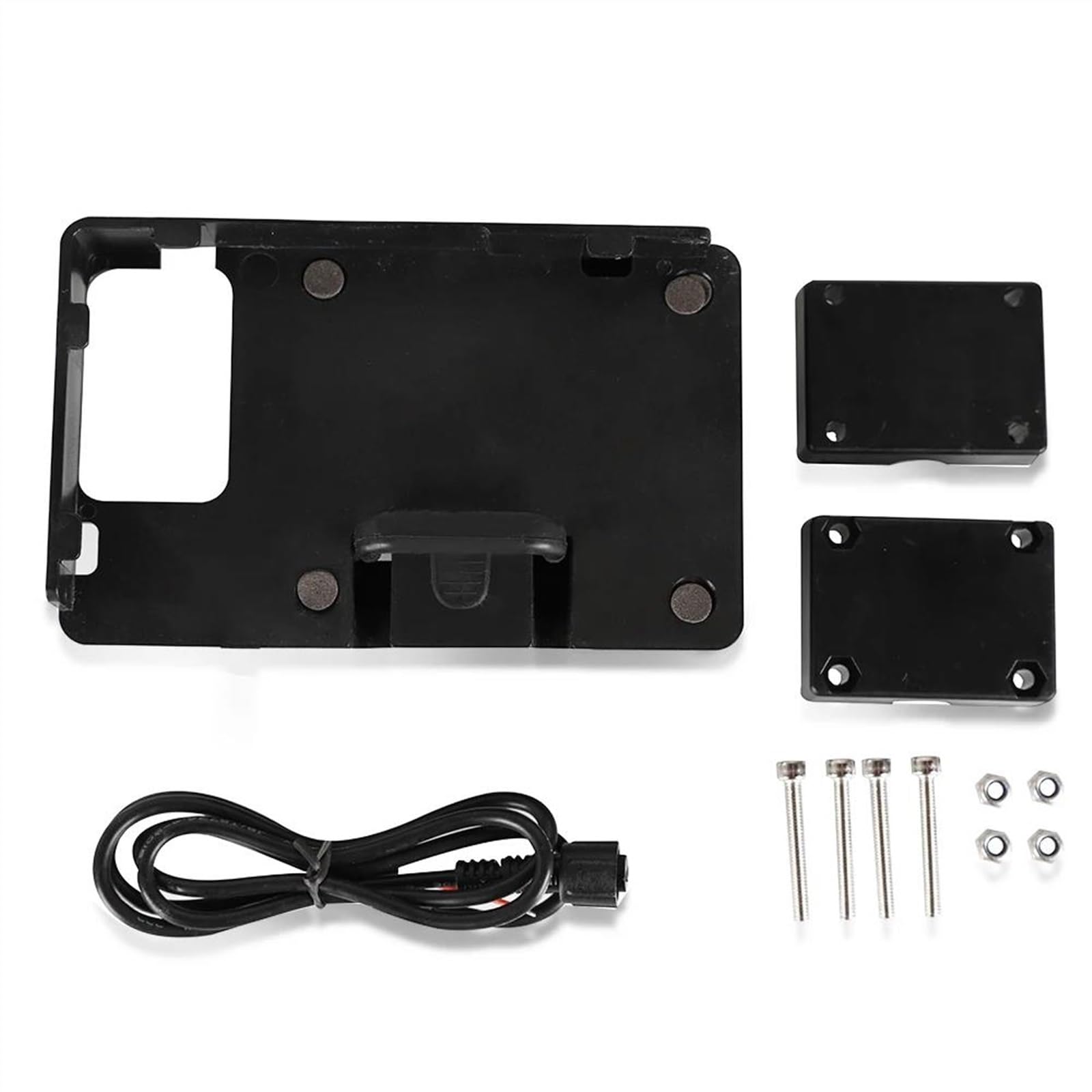 Navigation Halterung Für Suzuki Für V-Strom DL650 Für DL650XT Für Vstrom DL1000 Motorrad Telefon Halter Stehen GPS Navigation Platte Halterung Motorrad Handyhalter(12MM USB Charging) von LENTLY