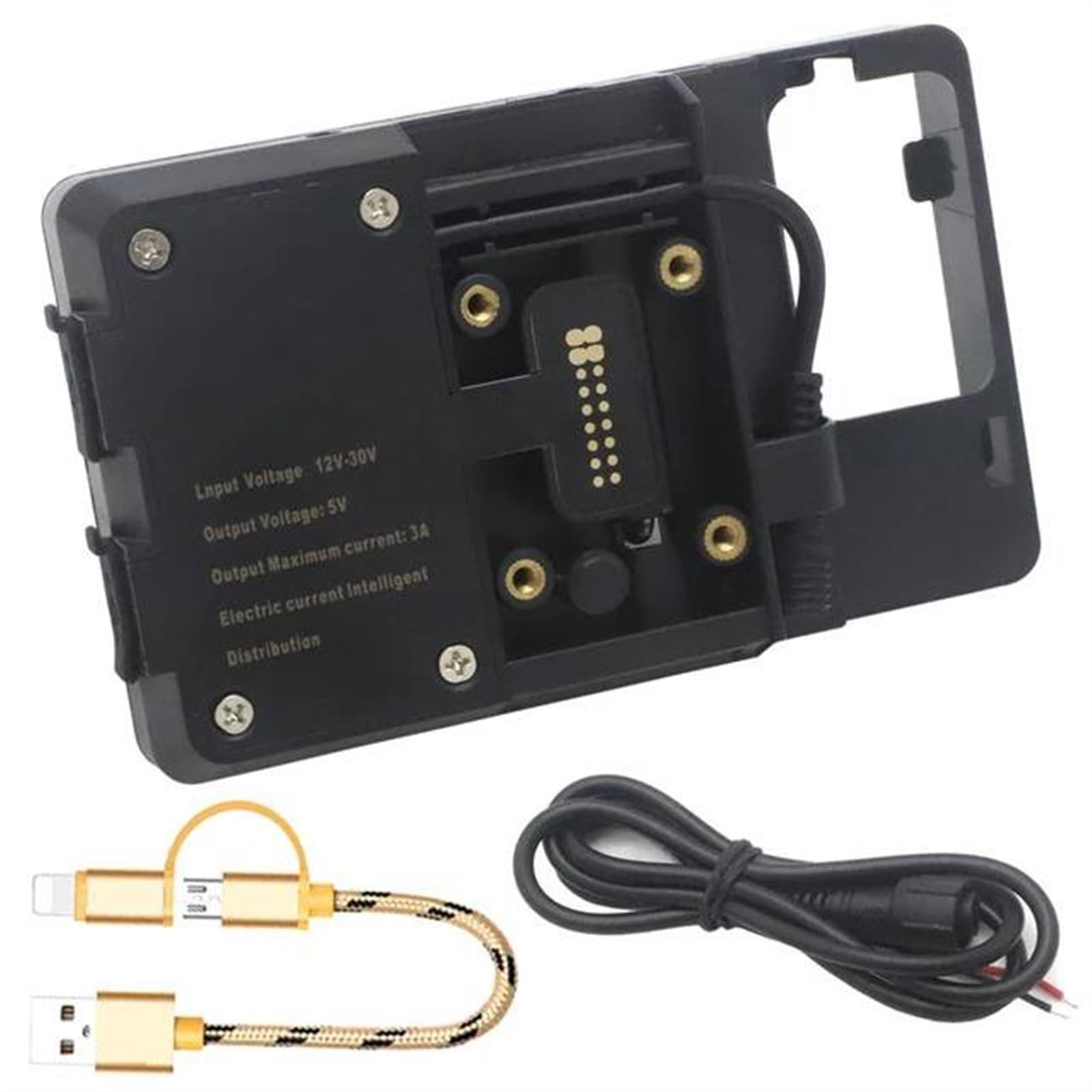 Navigation Halterung Für Suzuki Für VSTROM 650 Für V-Strom 650 2004-2008 2009 2010 2011 Windschutzscheibenhalterung Montieren Smartphone GPS Halter Motorrad Handyhalter(Mobile Phone Holder) von LENTLY
