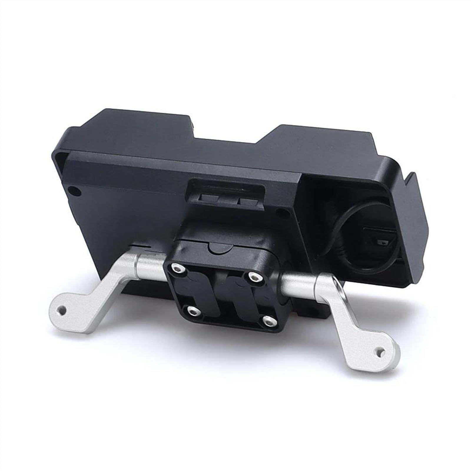 Navigation Halterung Für Tiger 1200 Für Tiger1200 Für Pro 2023 Motorradzubehör Telefonhalter Stehen GPS-Navigationsplattenhalterung Motorrad Handyhalter(Wireless Silver 12MM) von LENTLY