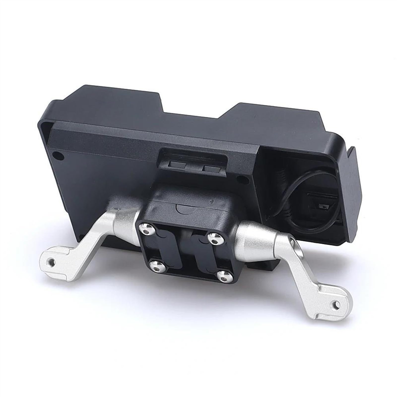 Navigation Halterung Für Tiger 1200 Für Tiger1200 Für Pro 2023 Motorradzubehör Telefonhalter Stehen GPS-Navigationsplattenhalterung Motorrad Handyhalter(Wireless Silver 22MM) von LENTLY