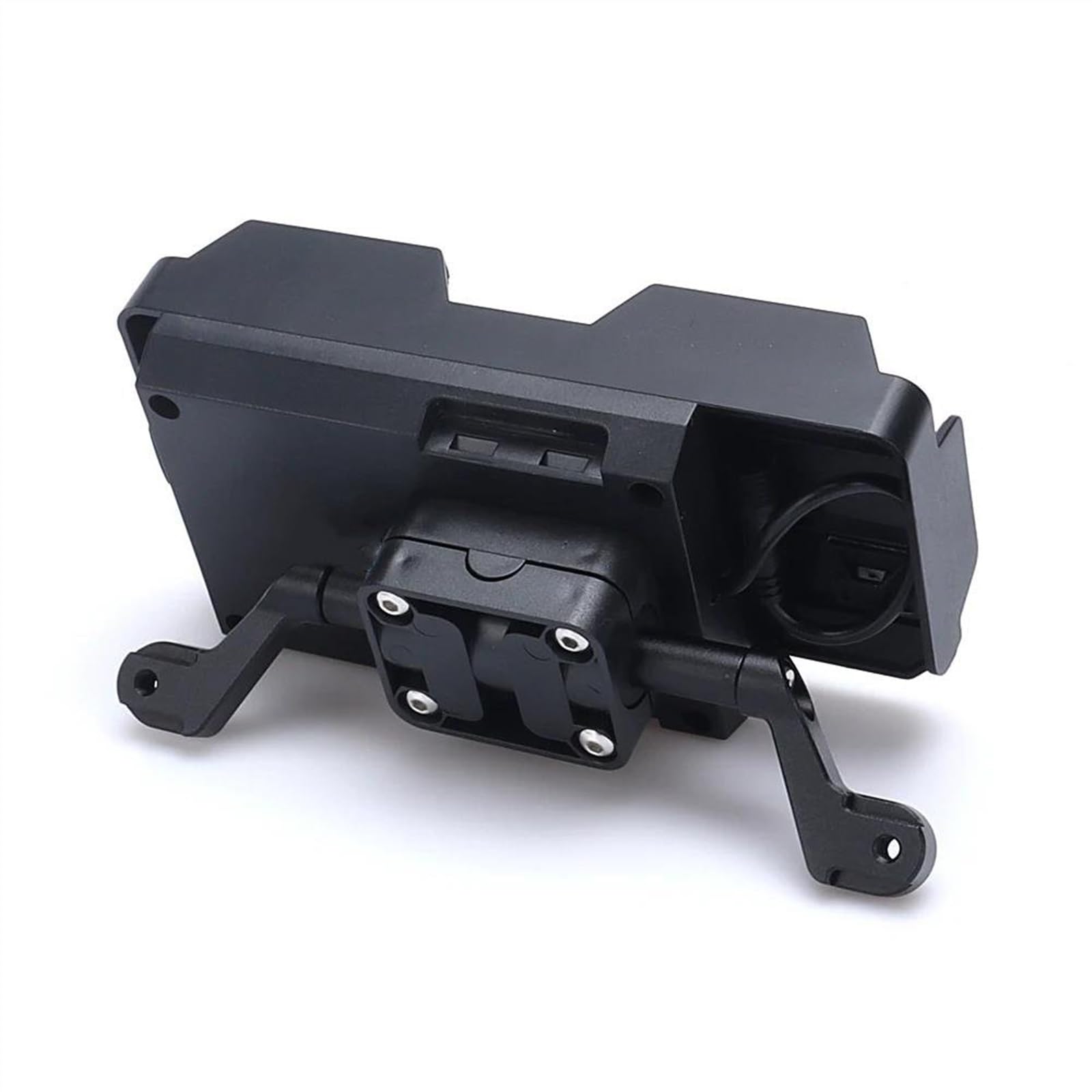 Navigation Halterung Für Tiger 1200 Für Tiger1200 GT Für Pro 2023 Handy-Navigation Halterung Unterstützung 12MM/22MM Motorrad Handyhalter(Wireless Black 12MM) von LENTLY