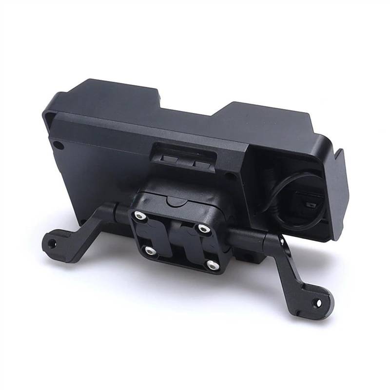 Navigation Halterung Für Tiger 1200 Für Tiger1200 GT Für Pro 2023 Handy-Navigation Halterung Unterstützung 12MM/22MM Motorrad Handyhalter(Wireless Black 12MM) von LENTLY