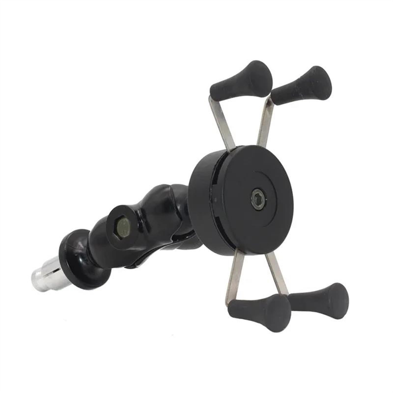 Navigation Halterung Motorrad Gabel Vorbau Telefon Halter Halterung Mit USB Ladegerät GPS Navigation Halterung Für YZF-R1 Für YZF-R6 Für YZF-R6S Für R1M Motorrad Handyhalter(Without USB Port) von LENTLY
