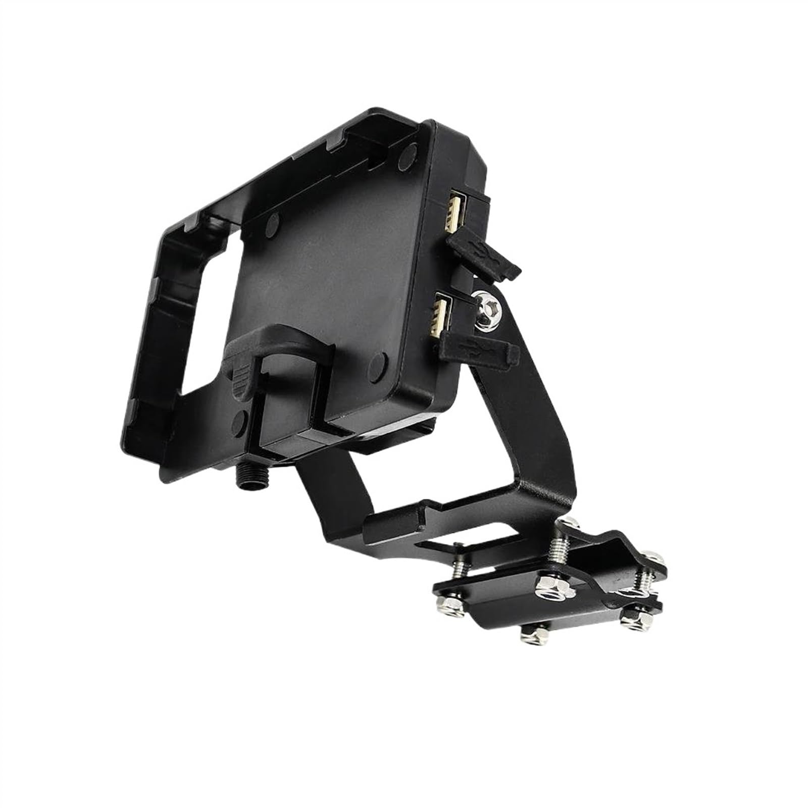 Navigation Halterung Motorrad-Windschutzscheibenständerhalter, Telefon, Mobile GPS-Navigationsplattenhalterung Für Afrika Für Twin Für CRF1000L 2018 2019 Motorrad Handyhalter(USB Charging A) von LENTLY