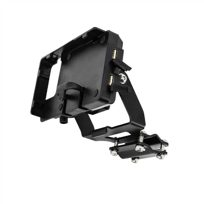 Navigation Halterung Motorrad-Windschutzscheibenständerhalter, Telefon, Mobile GPS-Navigationsplattenhalterung Für Afrika Für Twin Für CRF1000L 2018 2019 Motorrad Handyhalter(USB Charging A) von LENTLY