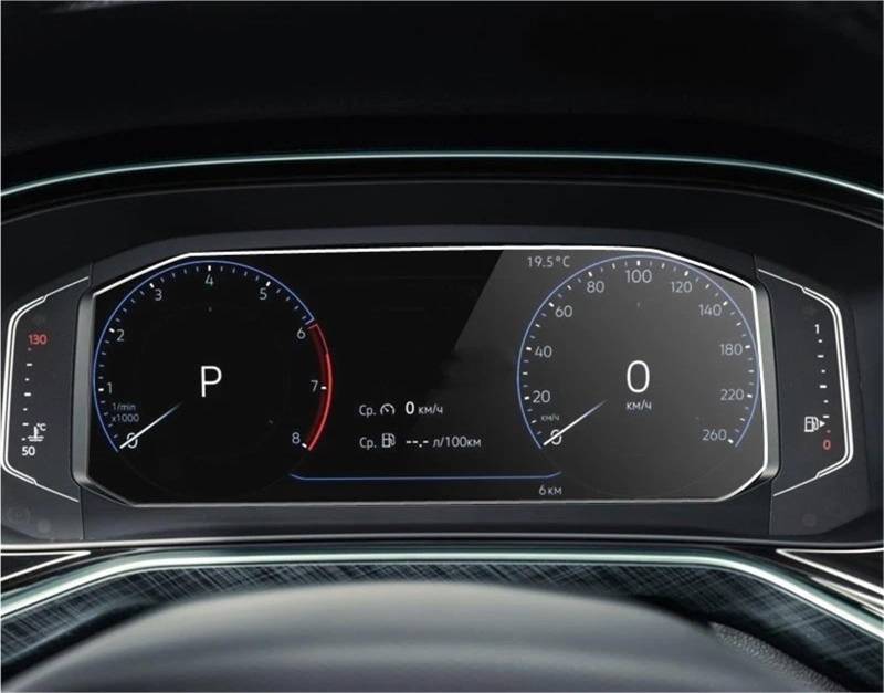 Navigation Schutzfolie Anti Scratch Film Gehärtetem Glas Screen Protector Dashboard Bildschirm Armaturenbrett Für VW Für Polo Für Liftback 2020 Instrument Displayschutzfolie von LENTLY