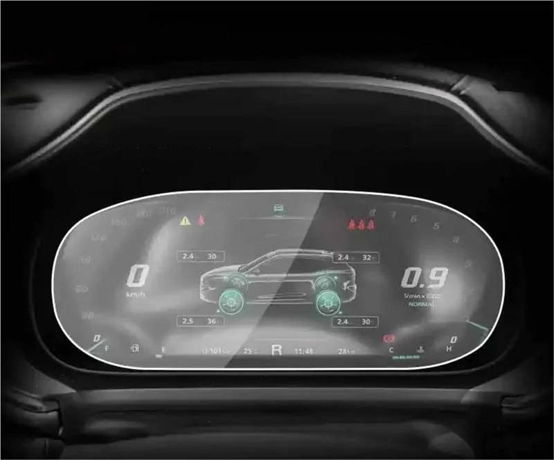 Navigation Schutzfolie Auto-GPS-Navigationsbildschirm Schützt Gehärteten Film, Armaturenbrett-Display, TPU-Aufkleber Für MG Für HS 2019 2020 2021 2022 Displayschutzfolie(Display Film TPU A) von LENTLY