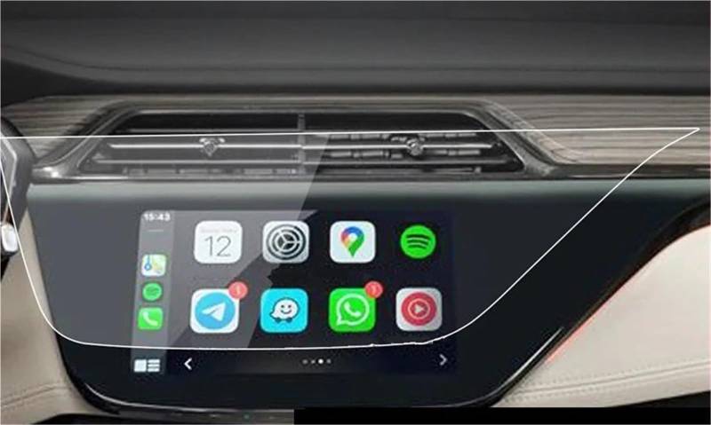 Navigation Schutzfolie Auto-Navigationsdisplay High DefinitionTempered Glass Screen Protector Auto-Innenausstattung Für Ford Für Territory 2020 Displayschutzfolie von LENTLY