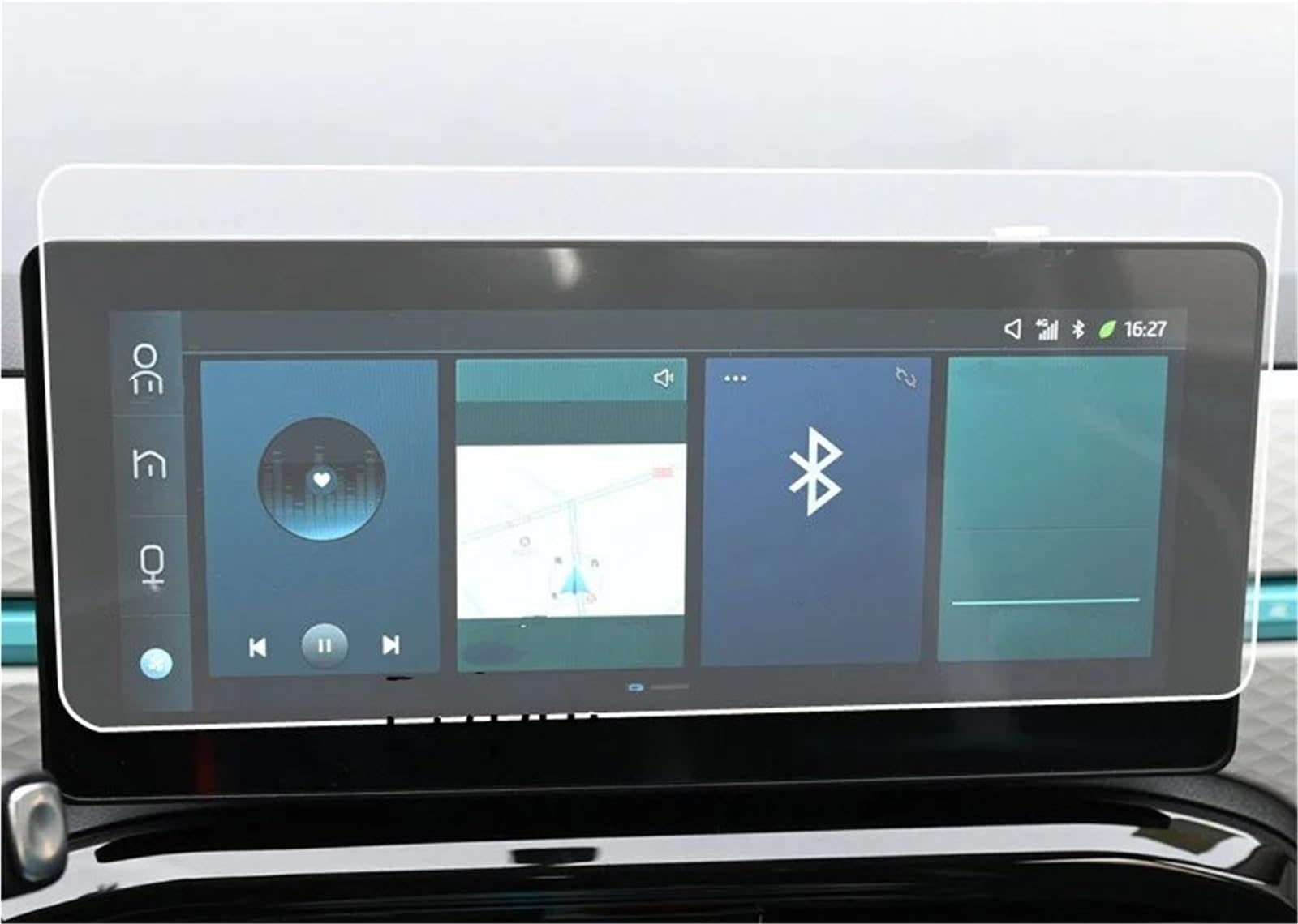 Navigation Schutzfolie Auto Navigtion Gehärtetem Glas LCD Screen Schutz Film Aufkleber Dashboard Schutz Für JAC Für E-JS1 2021 2022 Displayschutzfolie(for GPS) von LENTLY