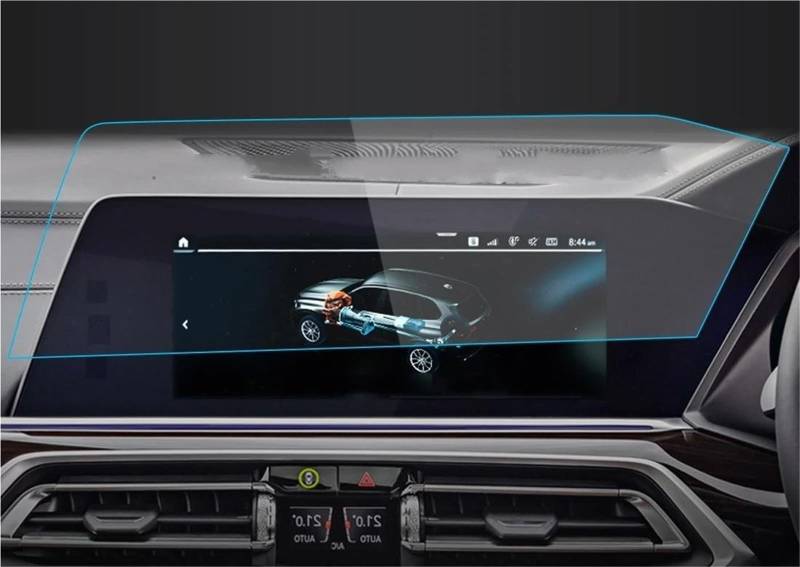 Navigation Schutzfolie Displayschutz Aus Gehärtetem Glas Für X5 MK4 G05 2019 2020 2021 2022 12,3 Zoll Auto-GPS-Navigation Innenraum Anti-Kratzer Displayschutzfolie(Right Hand Drive) von LENTLY