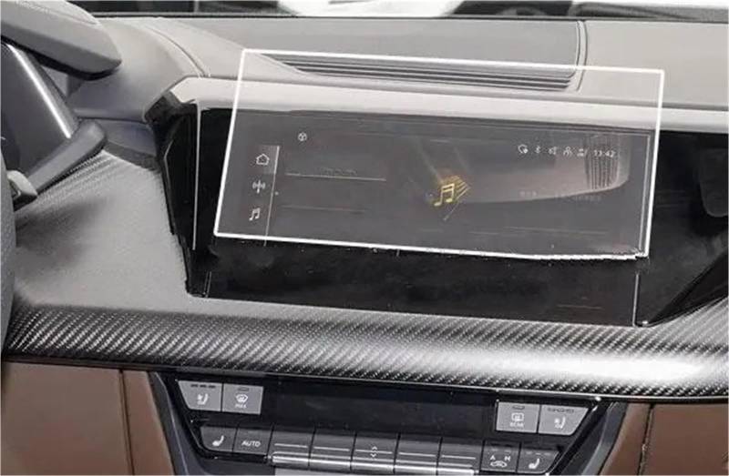 Navigation Schutzfolie Displayschutzfolie Aus Gehärtetem Glas Für RS Für E-tron GT 2022 2023, Auto-GPS-Navigation, Armaturenbrett, LCD-Autoinnenausstattung Displayschutzfolie von LENTLY