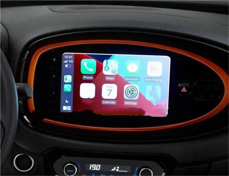 Navigation Schutzfolie Displayschutzfolie Aus Gehärtetem Glas Für Toyota Für Aygo X 2022, 9 Zoll, Autoradio, GPS-Navigation, Innenausstattung Displayschutzfolie von LENTLY