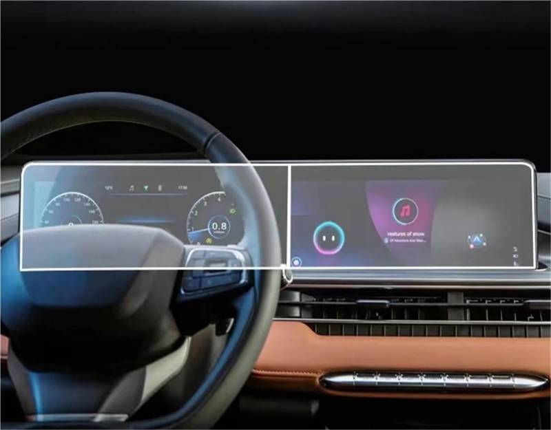 Navigation Schutzfolie Für Chery Für Tiggo 7 Für Pro Für Max 2023 2024 LCD-Autoradio GPS-Navigation Und Armaturenbrett Bildschirmschutzfolie Aus Gehärtetem Glas Displayschutzfolie von LENTLY
