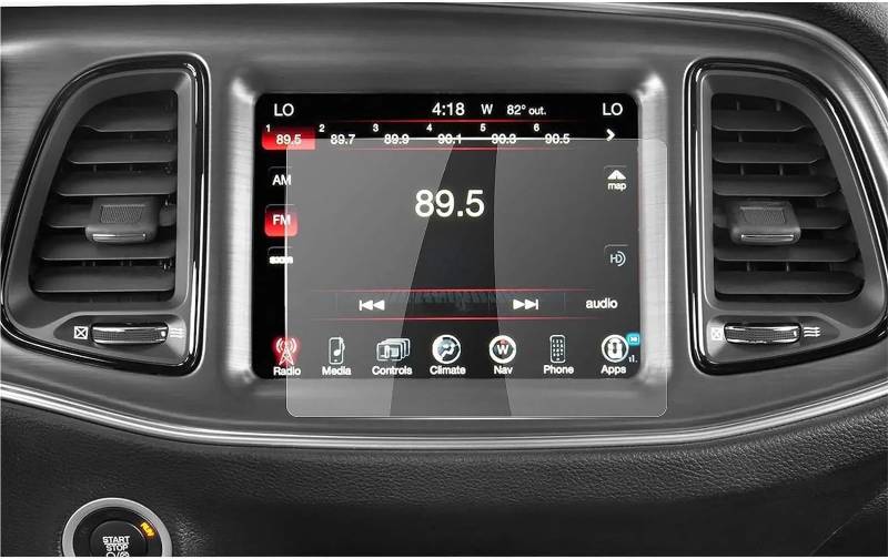 Navigation Schutzfolie Für Dodge Für Challenger 2015-2019 2020 2021 2022 2023 8,4 Zoll Auto LCD GPS Navigation Gehärtetem Glas Bildschirm Film Schutz Displayschutzfolie von LENTLY