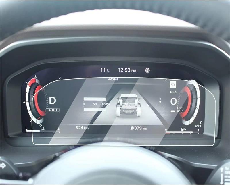 Navigation Schutzfolie Für Qashqai J12 2022 2023 Für X-Trail T33 12,3 Zoll LCD-Autonavigation Gehärtetes Glas Und Armaturenbrett-Bildschirmschutzfolie Displayschutzfolie von LENTLY