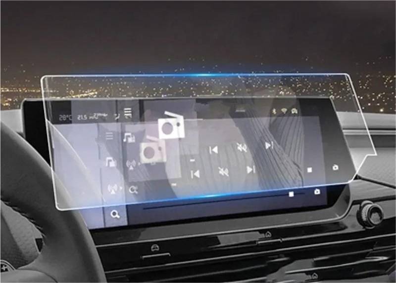 Navigation Schutzfolie Gehärtetem Glas Film Protector Für Citroen C5X Für C5 X 2021 2022 2023 Auto Radio GPS Auto Bildschirm Aufkleber Auto Zubehör Displayschutzfolie(GPS 12 inch) von LENTLY