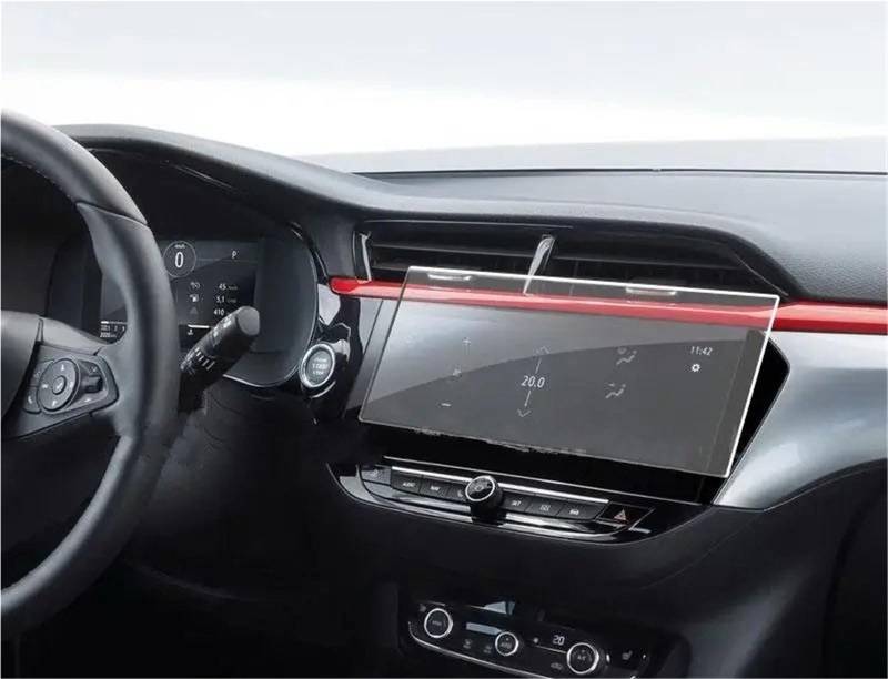 Navigation Schutzfolie Gehärtetem Glas Film Protector Für Vauxhall Für Corsa Für Corsa-e 2020 10 Zoll Auto Infotainment Radio GPS Navigation Bildschirm Aufkleber Displayschutzfolie von LENTLY
