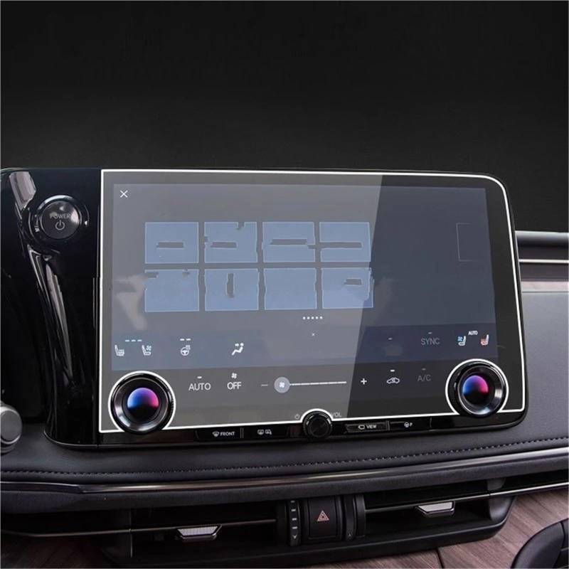Navigation Schutzfolie Gehärtetem Glas Schutz Film Für Lexus LM 500H 2024 LCD Bildschirm Auto Displayschutzfolie Auto GPS Navigation Anti-Kratz Film Displayschutzfolie von LENTLY
