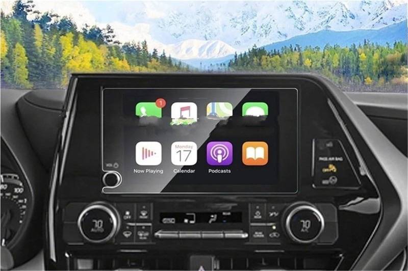 Navigation Schutzfolie Gehärtetem Glas Schutz Film Für Toyota Für Highlander 2023 2024 8 Zoll Auto Radio GPS Navigation Bildschirm Anti-Scratch Displayschutzfolie von LENTLY
