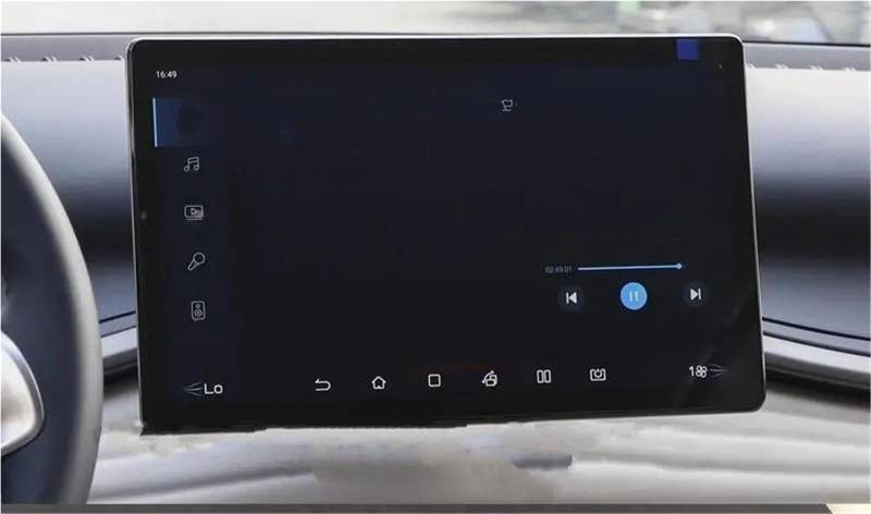 Navigation Schutzfolie Gehärtetem Glas Screen Protector Für BYD Für ATTO 3 2022 2023 Auto Infotainment Radio GPS Konsole Navigation Displayschutzfolie(12.8 inch Protector) von LENTLY