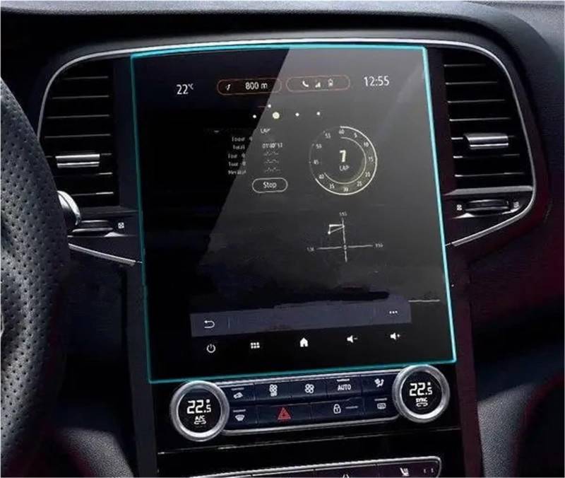 Navigation Schutzfolie PET-Displayschutzfolie Für Megane 4 Für Multimedia Für Easy 2023 9,3 Zoll Auto-Multimedia-Radio-Display Auto-Innenausstattung Displayschutzfolie von LENTLY