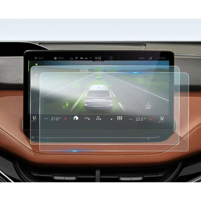 Navigation Schutzfolie PET-Displayschutzfolie Für Skoda Für Enyaq IV 2021 2022 2023 2024, 13-Zoll-Auto-Multimedia-Radio-Display, Auto-Innenausstattung Displayschutzfolie von LENTLY