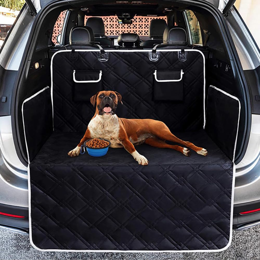 Kofferraummatte Autos, für Ford Kuga II 2013-2019 Reißfeste und wasserdichte rutschfeste waschbare Hundematte Kofferraumabdeckung von LENVOD