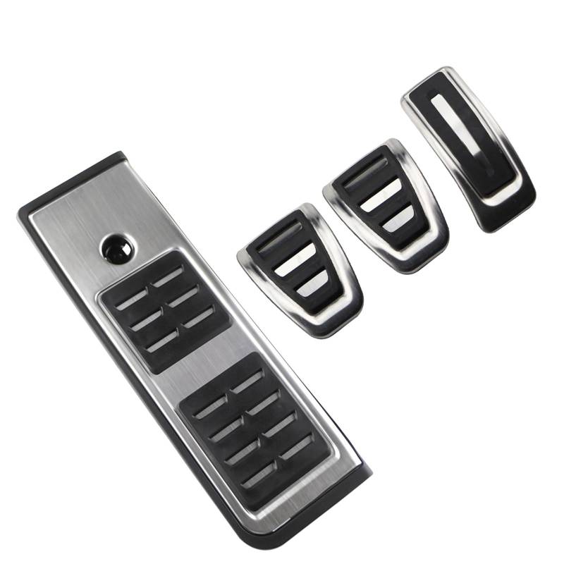 Auto Pedale Abdeckungen Für A4 B9 A5 F5 2016-2022 Für Limousine Avant Sport LHD Auto Pedale Automatische Kraftstoff Bremse Fußstütze Pedal Abdeckung Auto Pedal Abdeckung(MT with Rest) von LEZFXDOX